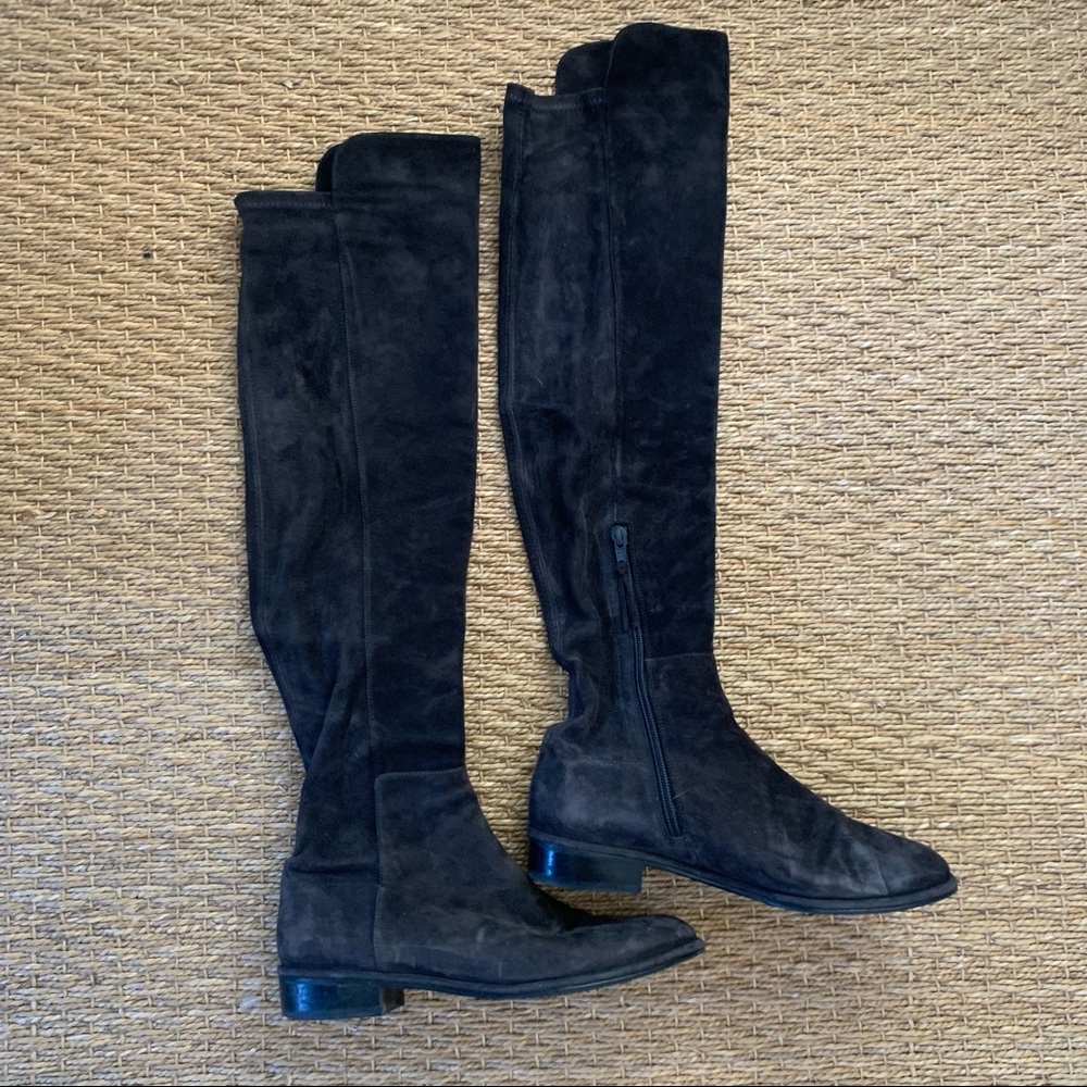 Stuart Weitzman over the knee boots, all suede